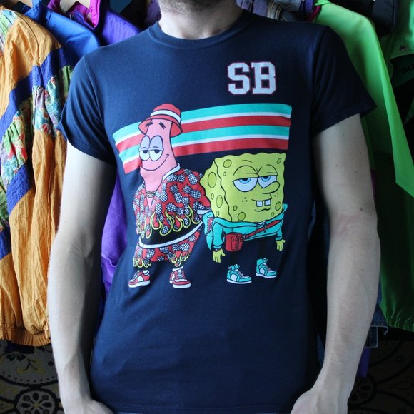 Nickelodeon Other - Sponge Bob Square Pants With Patrick SB T-Shirt